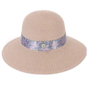 Hat Orchid Pink Tapa Tiare Pink Grey