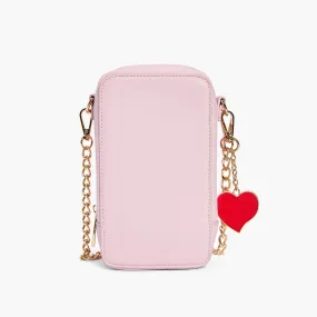 Heart Keychain Crossbody Bag