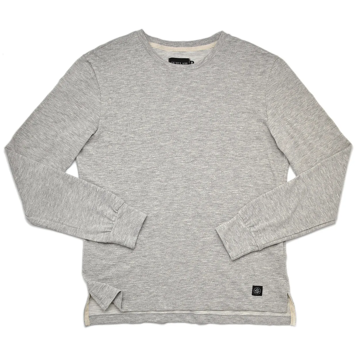 Heather Grey Double Slub L/S T-Shirt