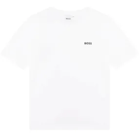 Hugo Boss Kids Small Logo T-Shirt White J25P23-10P