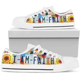 I Am Faith Custom Low Top