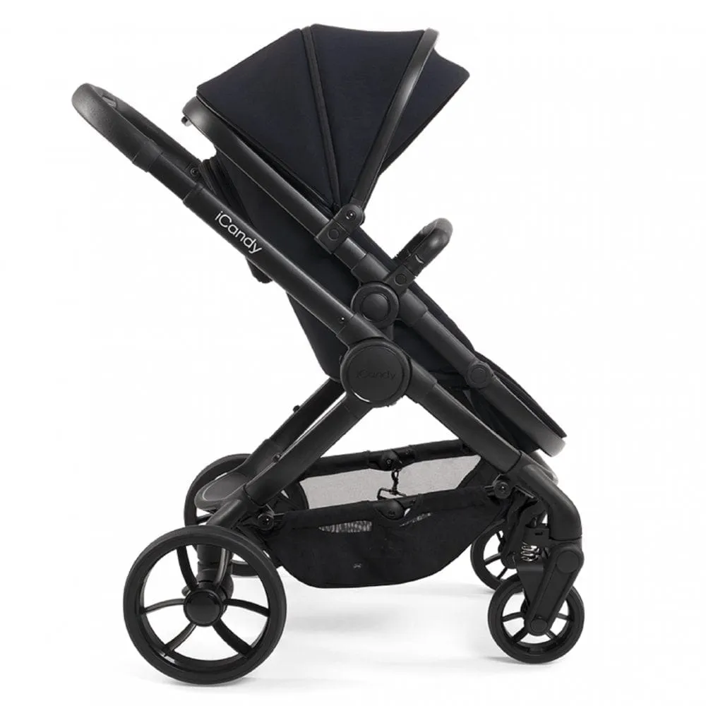 iCandy Peach 7, Pebble 360 PRO Complete Travel System Bundle - Jet / Black Edition