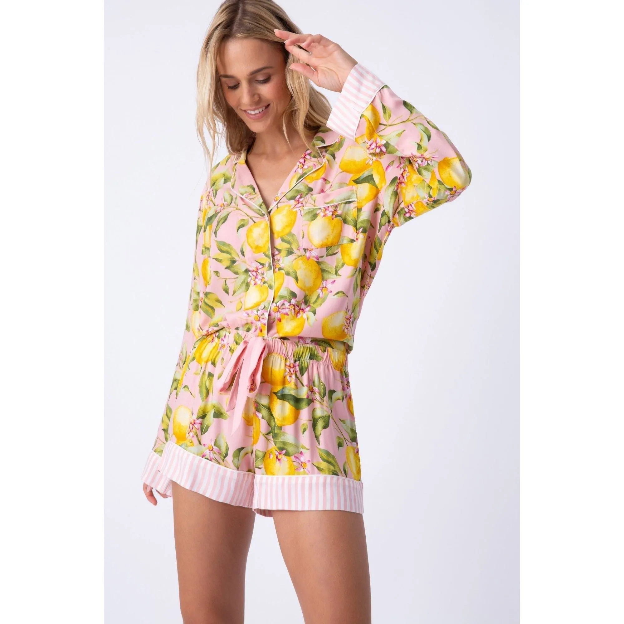 In Full Bloom Lemon Shorts