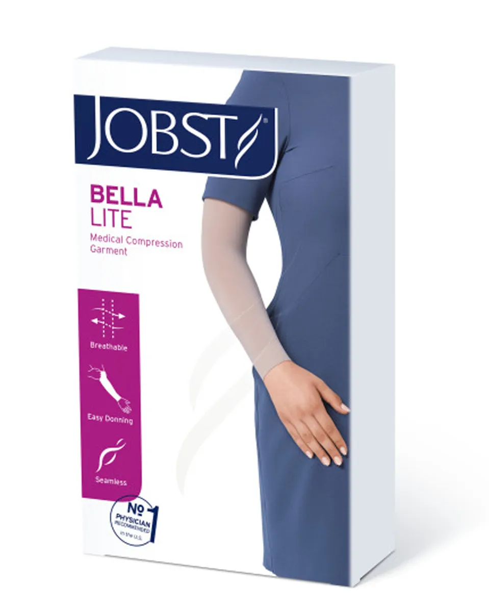 Jobst Bella Lite 15-20 mmHg Armsleeve mmHg Armsleeve w/ 2" Silicone Top Band