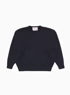 Kendrew Merino Wool Crew Sweater Navy