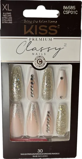 kiss Classy Premium Nails Csp01c 30 nails