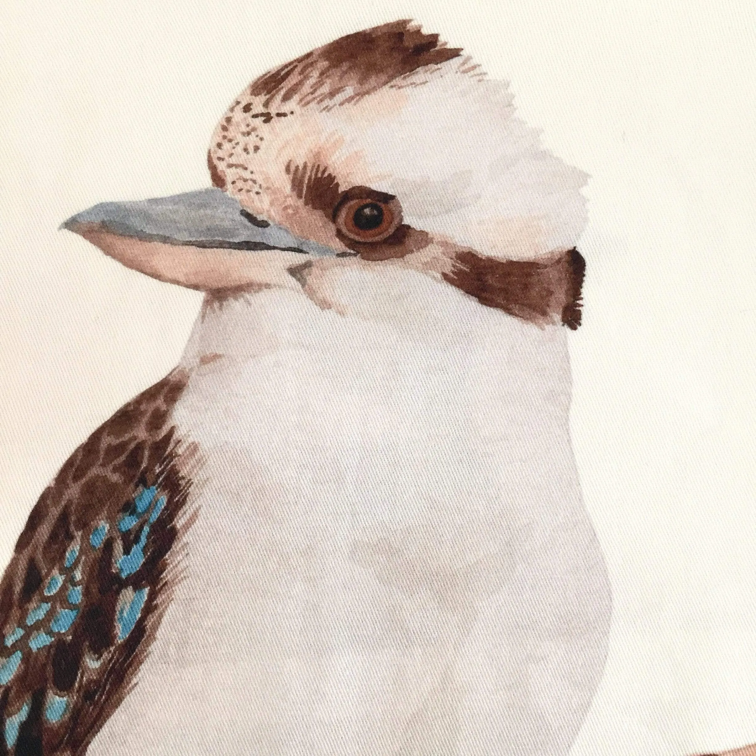 Kookaburra Cushion Cover Cotton Drill