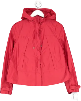 Land's End Red Hooded Lightweight Jacket UK 6