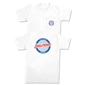 Lawrence, Kansas Circle Logo Pocket Tee