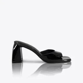 Lenny Mule Patent Black