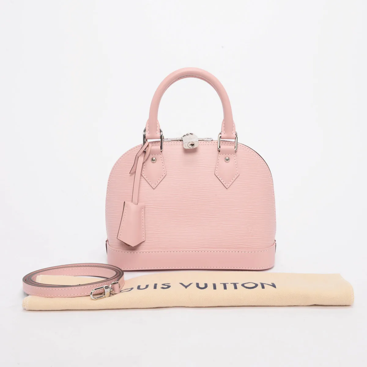 Louis Vuitton Rose Ballerine Epi Leather Alma BB