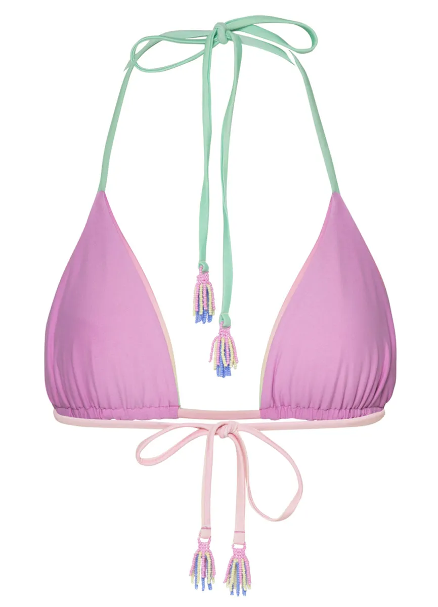 Maaji Candy Palms Balmy Sliding Triangle Bikini Top