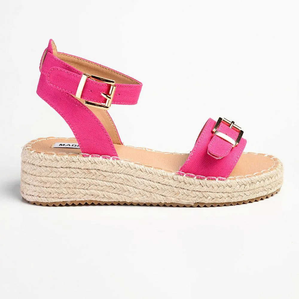 Madison Lettie Fashion Comfort Sandals - Fuschia