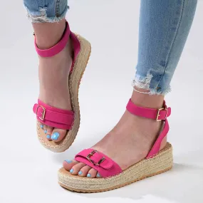 Madison Lettie Fashion Comfort Sandals - Fuschia