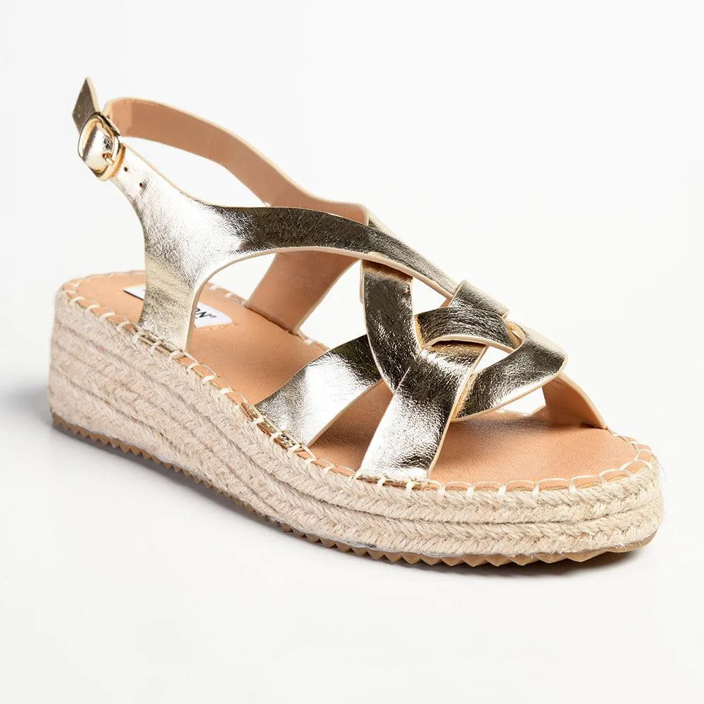 Madison LIberty Fashion Comfort Sandals - Gold