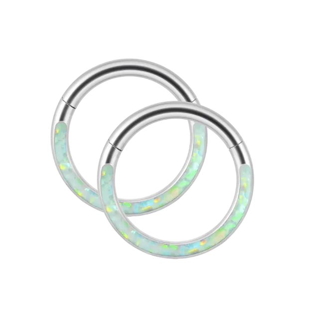 Magical Iridescent Clicker Hoops | 18g