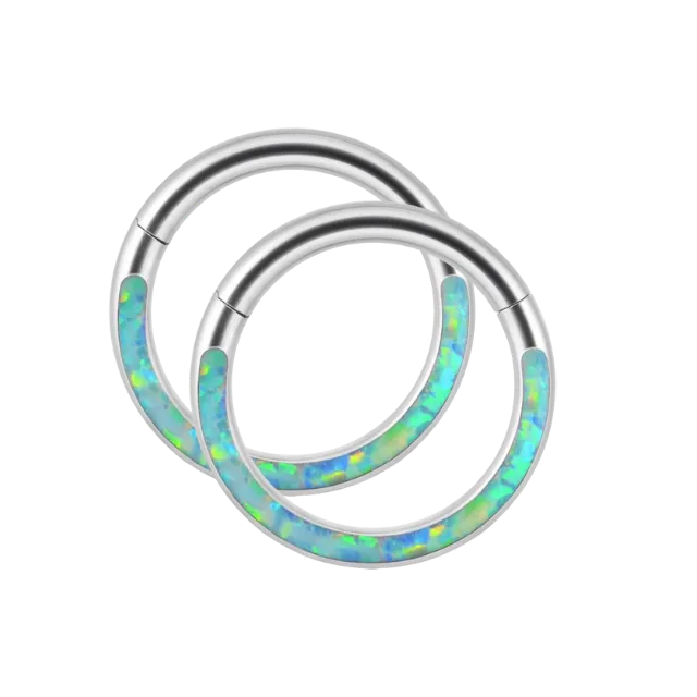 Magical Iridescent Clicker Hoops | 18g