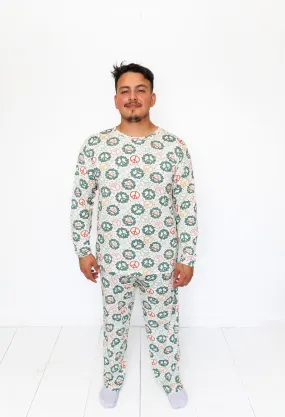 MEN'S PAJAMA SET- Christmas Peace