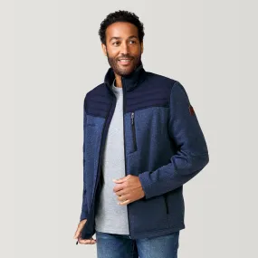 Men's Textured Frore Knit Fleece Jacket