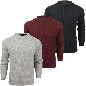 Mens Turtle Neck Knit Jumper by Dissident 'Mino' Wool Mix