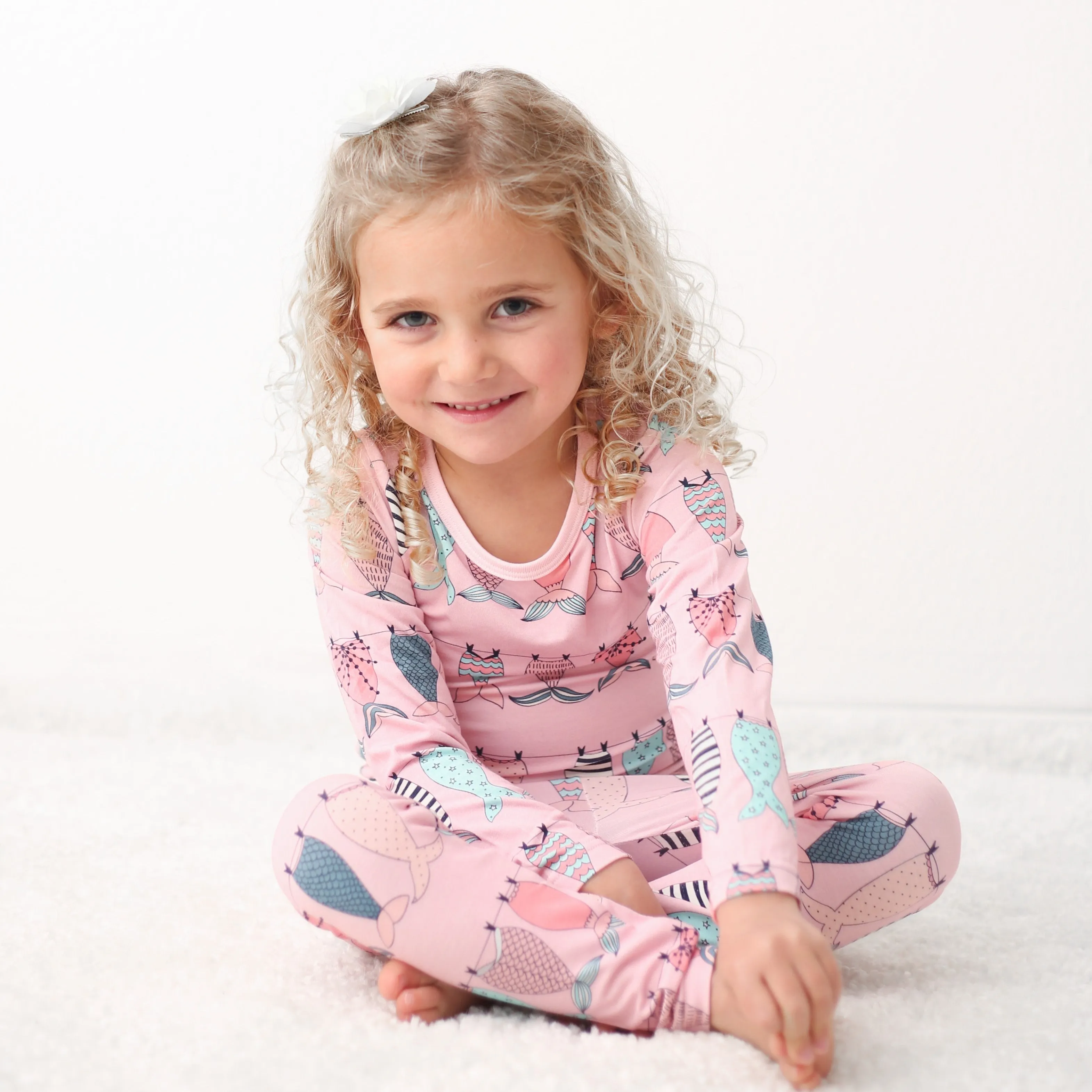 Mermaid Tails Pajama - Pink