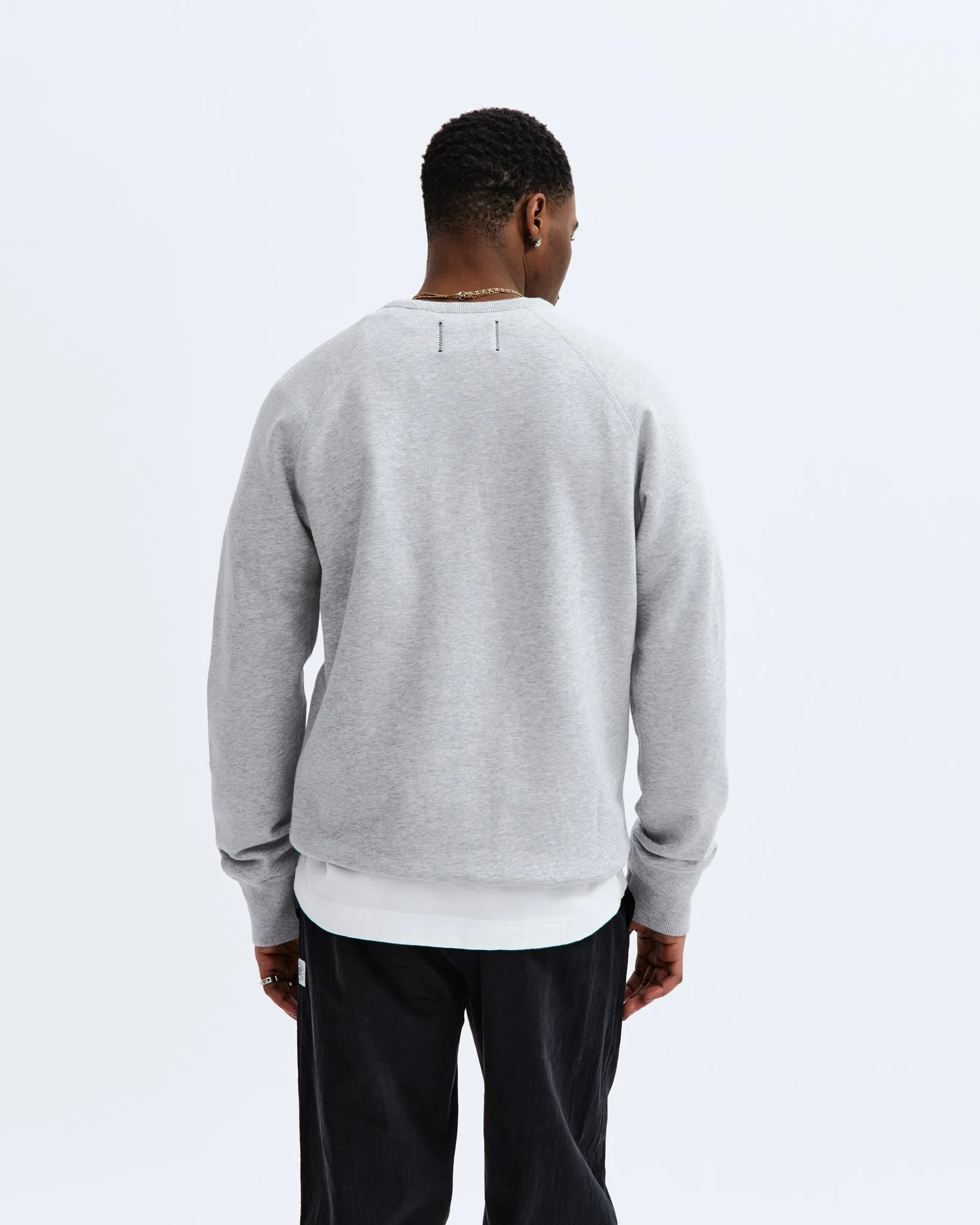 Midweight Terry Slim Crewneck