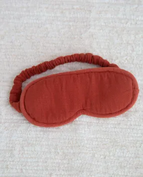 Neves Organic Cotton Eyemask in Cinnamon