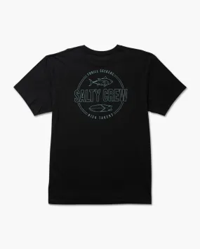 Outlined Black S/S Premium Tee