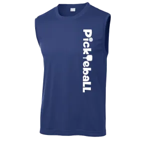 Pickleball Horizontal (Customizable) | Men’s Sleeveless Athletic Shirts | 100% Polyester