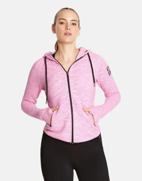 Pink Fleck Hoodie