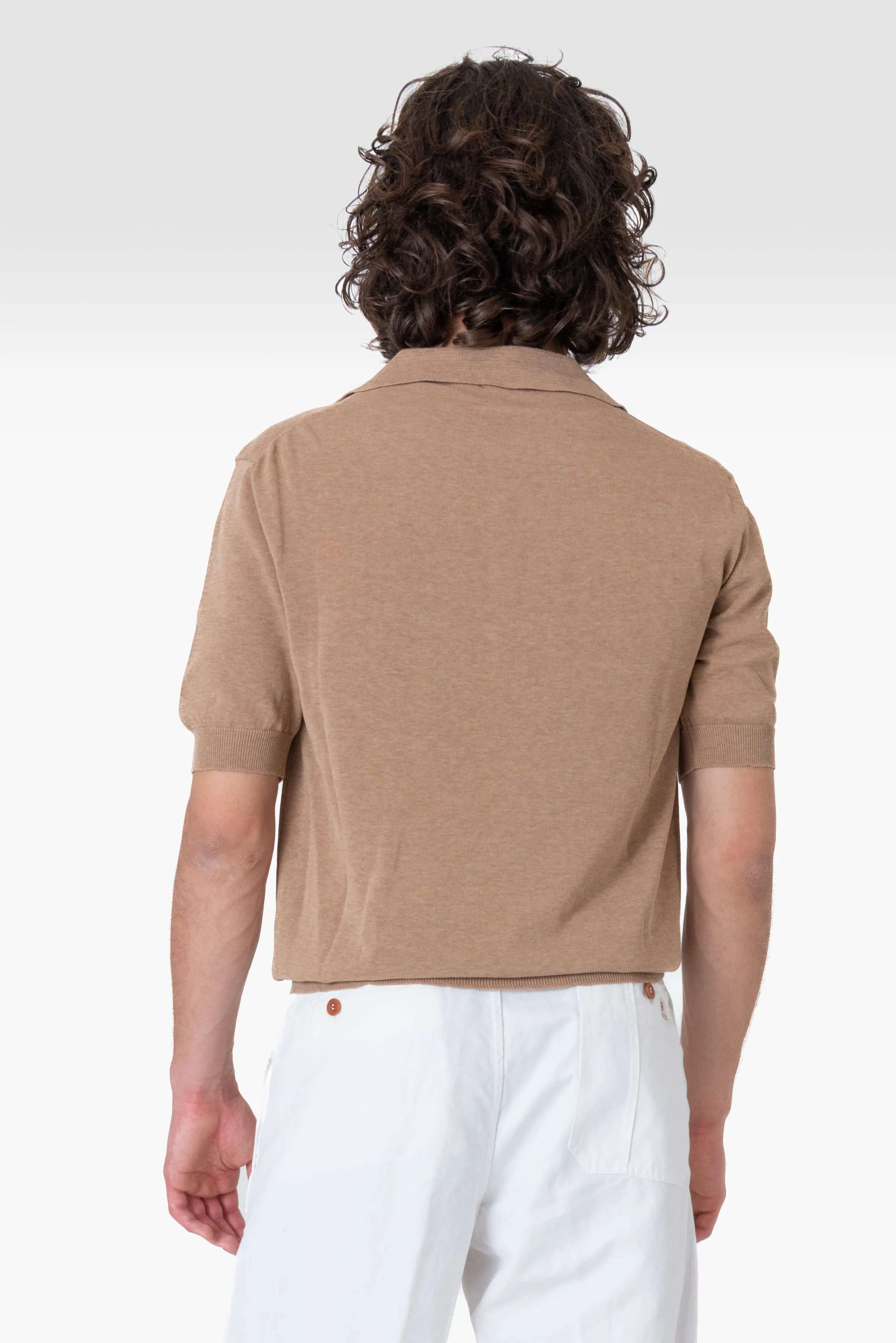 POLO COTONE CAMEL