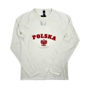 Polska With The White Eagle French Terry Cream Shirt