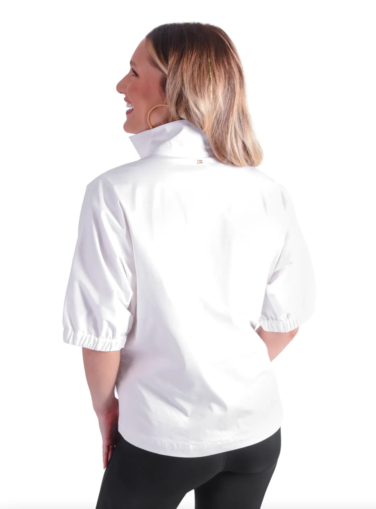 Poppy Top | White Cotton Poplin