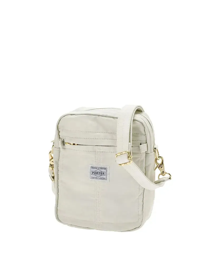 Porter-Yoshida and Co Mile Shoulder Bag Small White