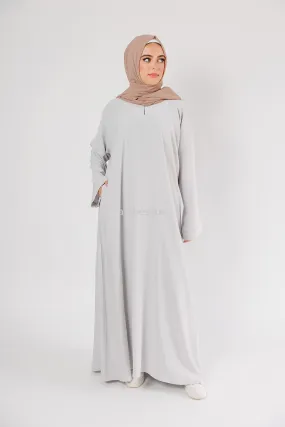 Premium Plain Closed Abaya With Pocket (Wide Sleeves) 13 Colours