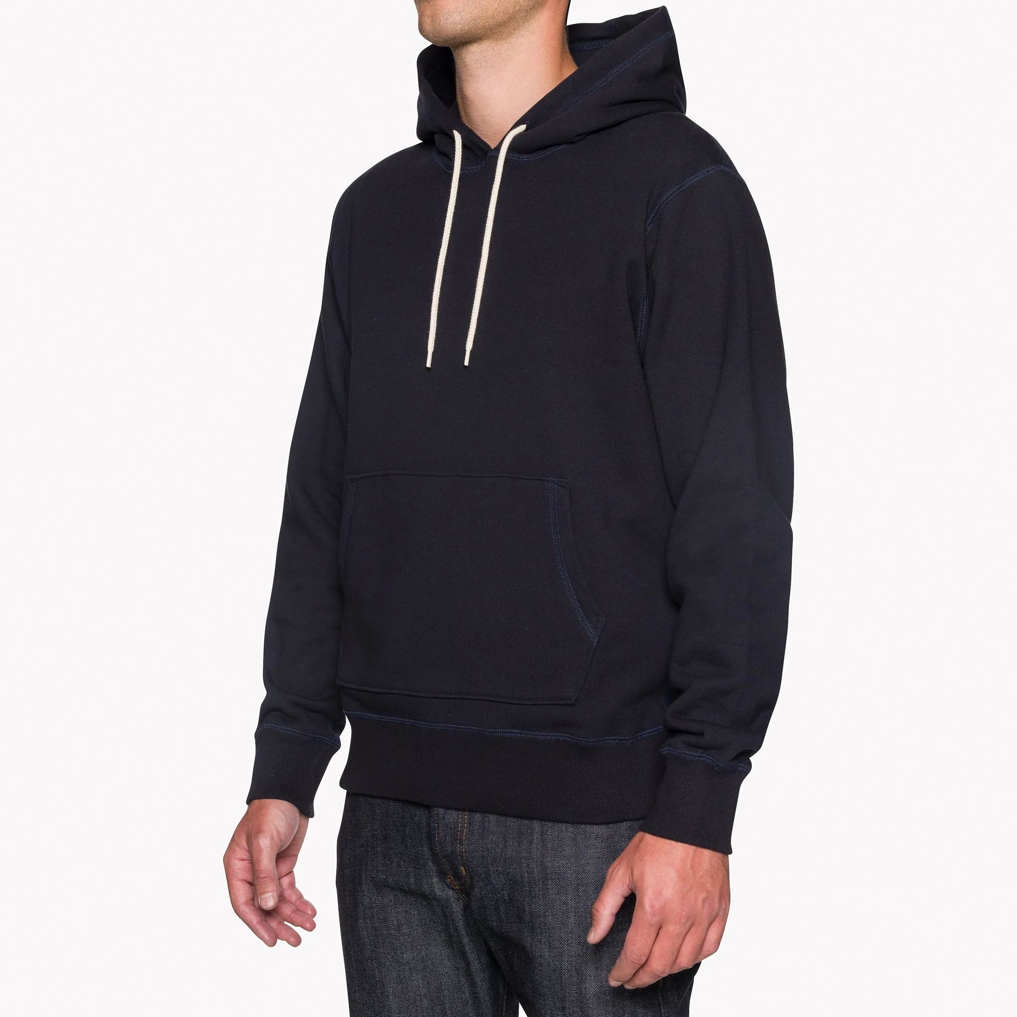 Pullover Hoodie - Heavyweight Terry - Navy