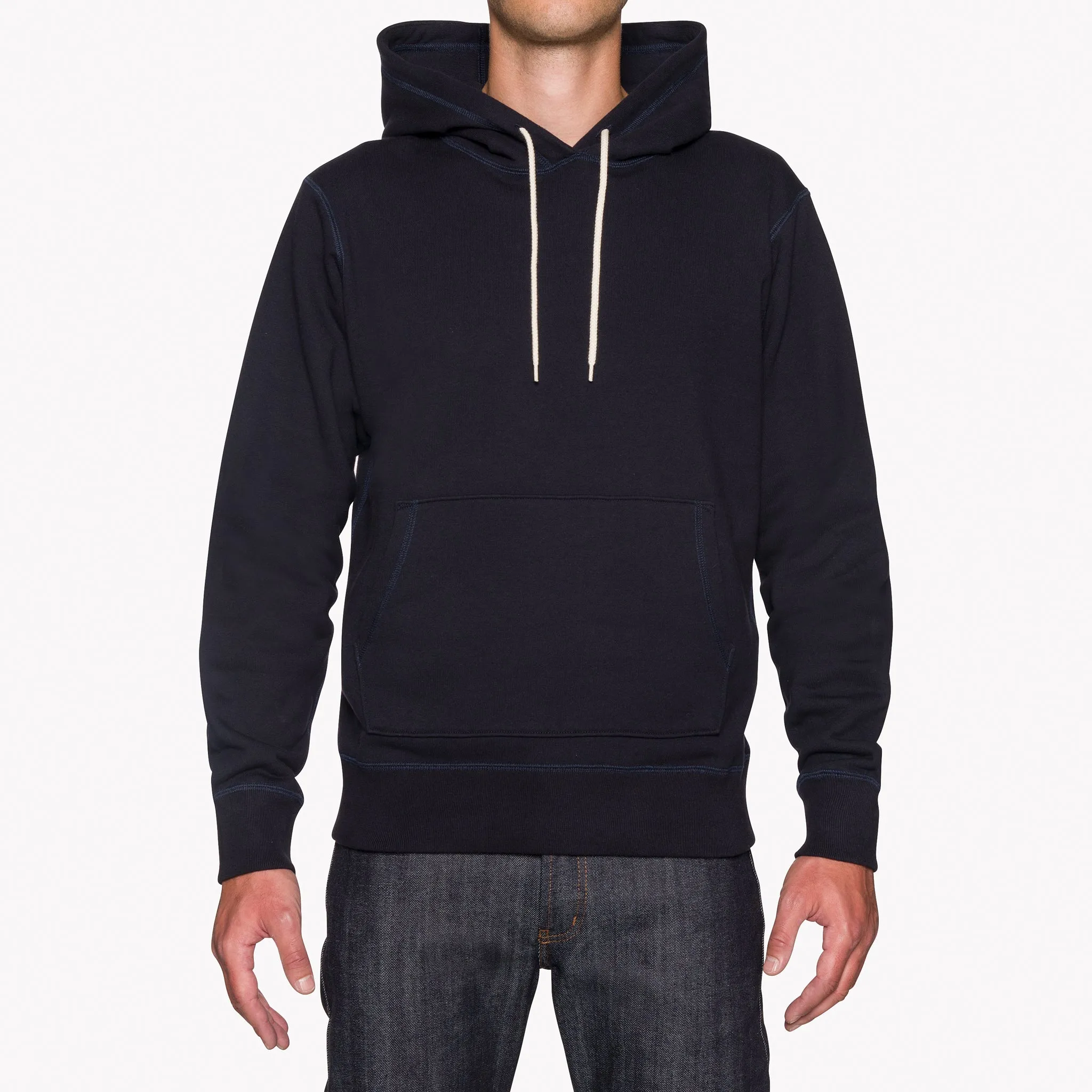 Pullover Hoodie - Heavyweight Terry - Navy