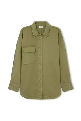 Recycled Cotton Jacket - Khaki