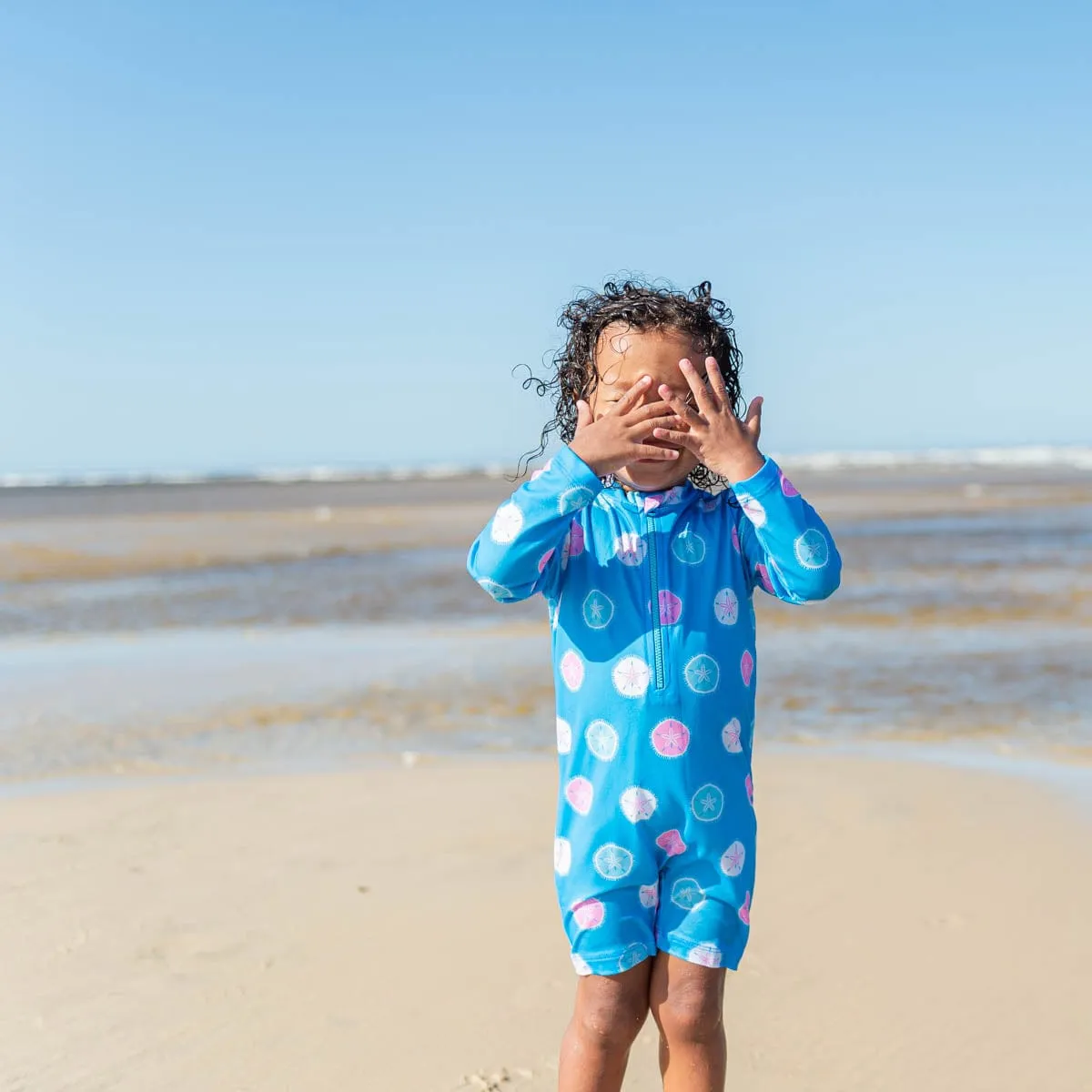 Sand Dollar Toddler Sunsuit