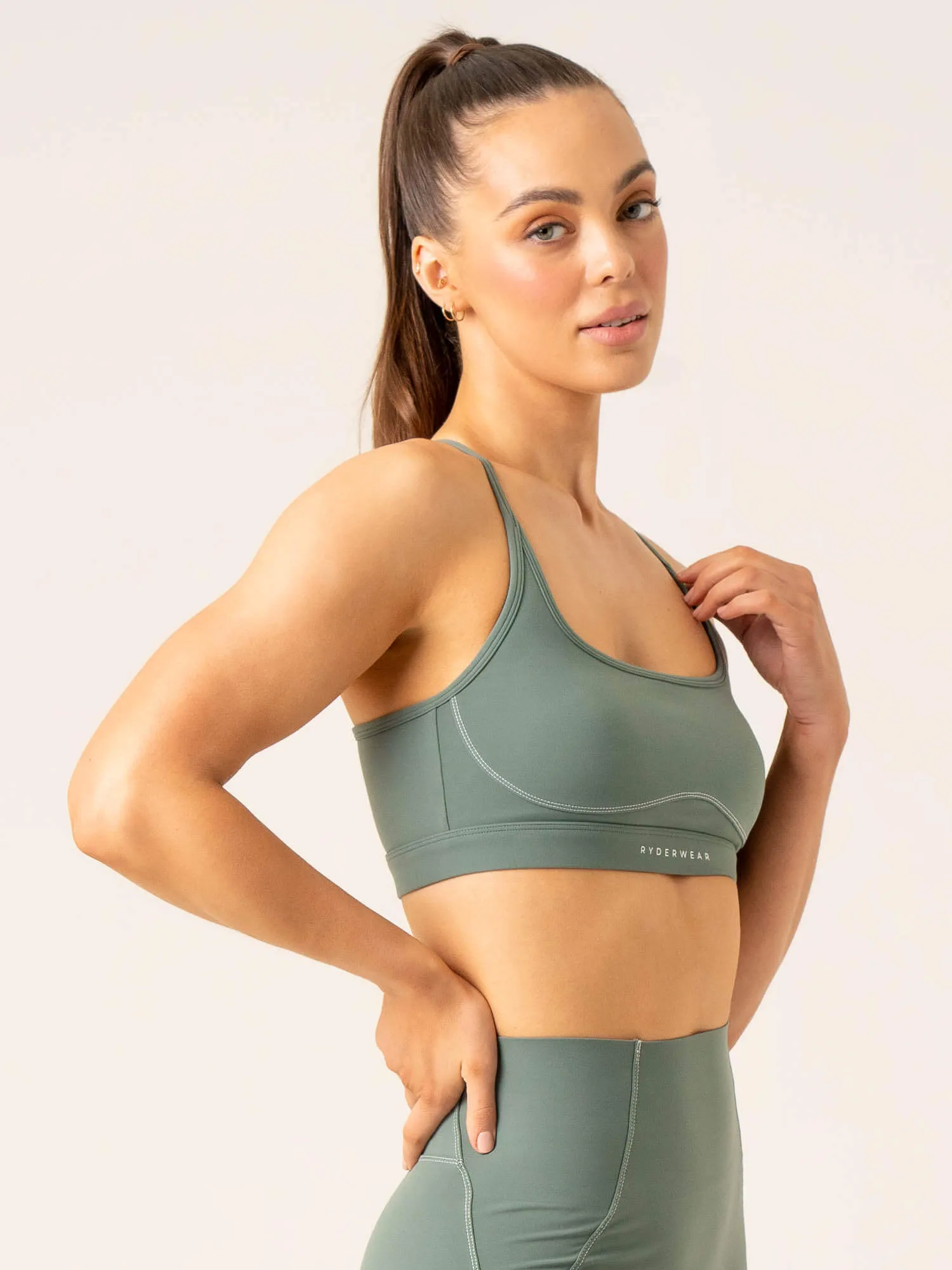 Stride Sports Bra - Sage