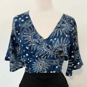 Sun & Moon Top - Navy