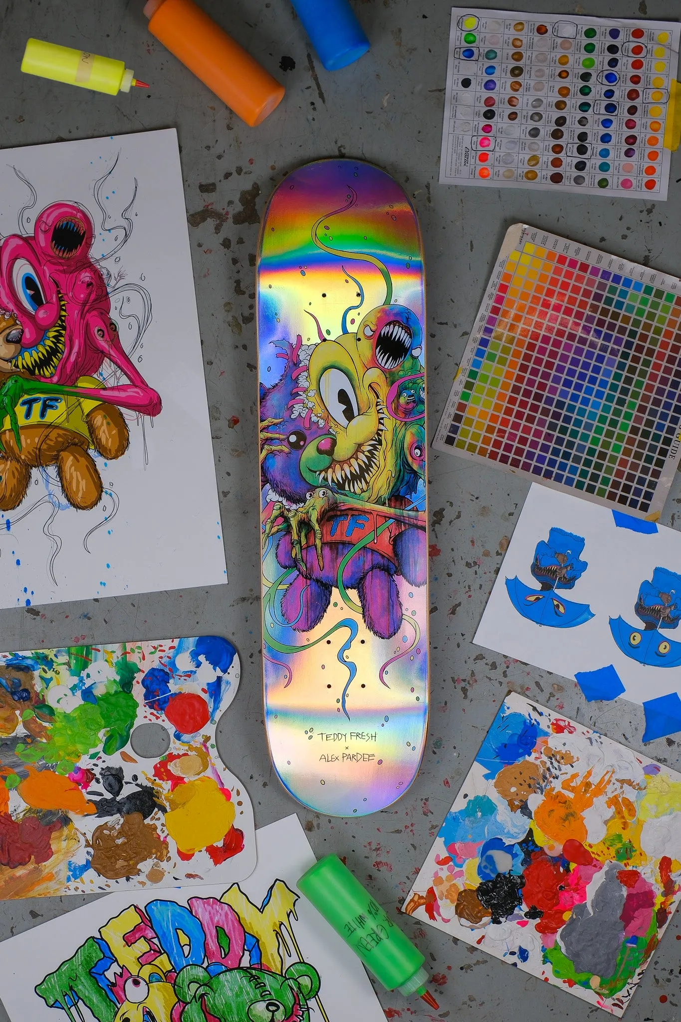 TF x Alex Pardee Skate Deck