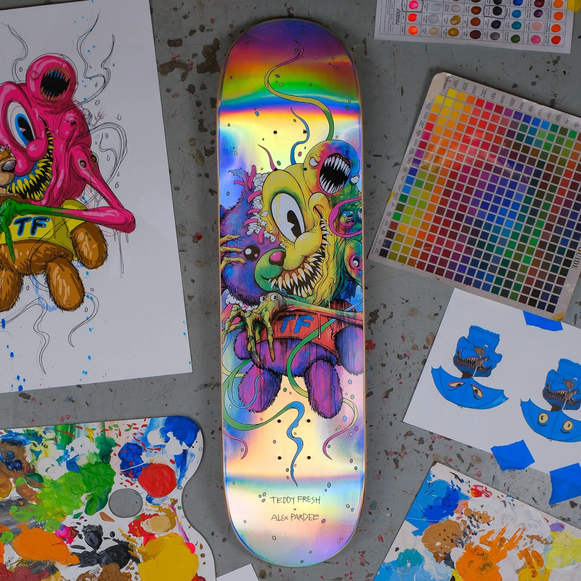 TF x Alex Pardee Skate Deck