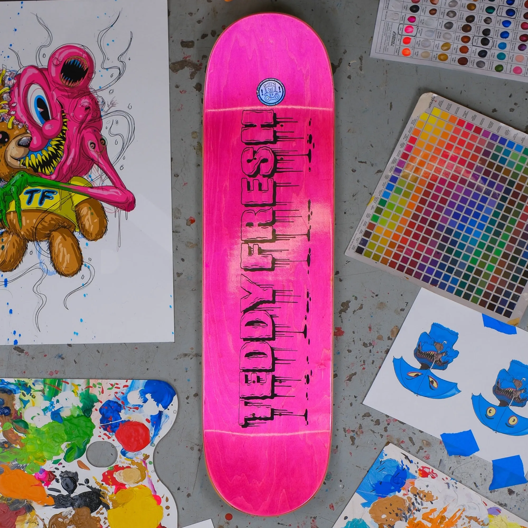 TF x Alex Pardee Skate Deck