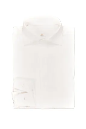 The Armoury by 100 Hands White Cotton French Cuff Shirt *sample*