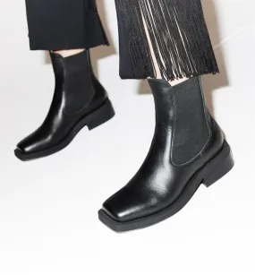 Tomorrow Square Toe Chelsea Boot | Black