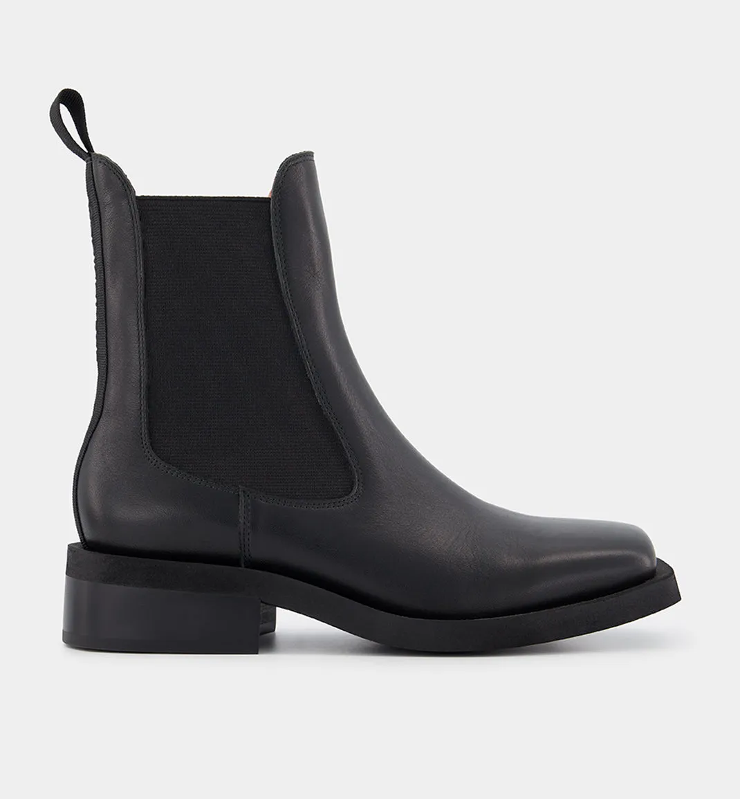 Tomorrow Square Toe Chelsea Boot | Black