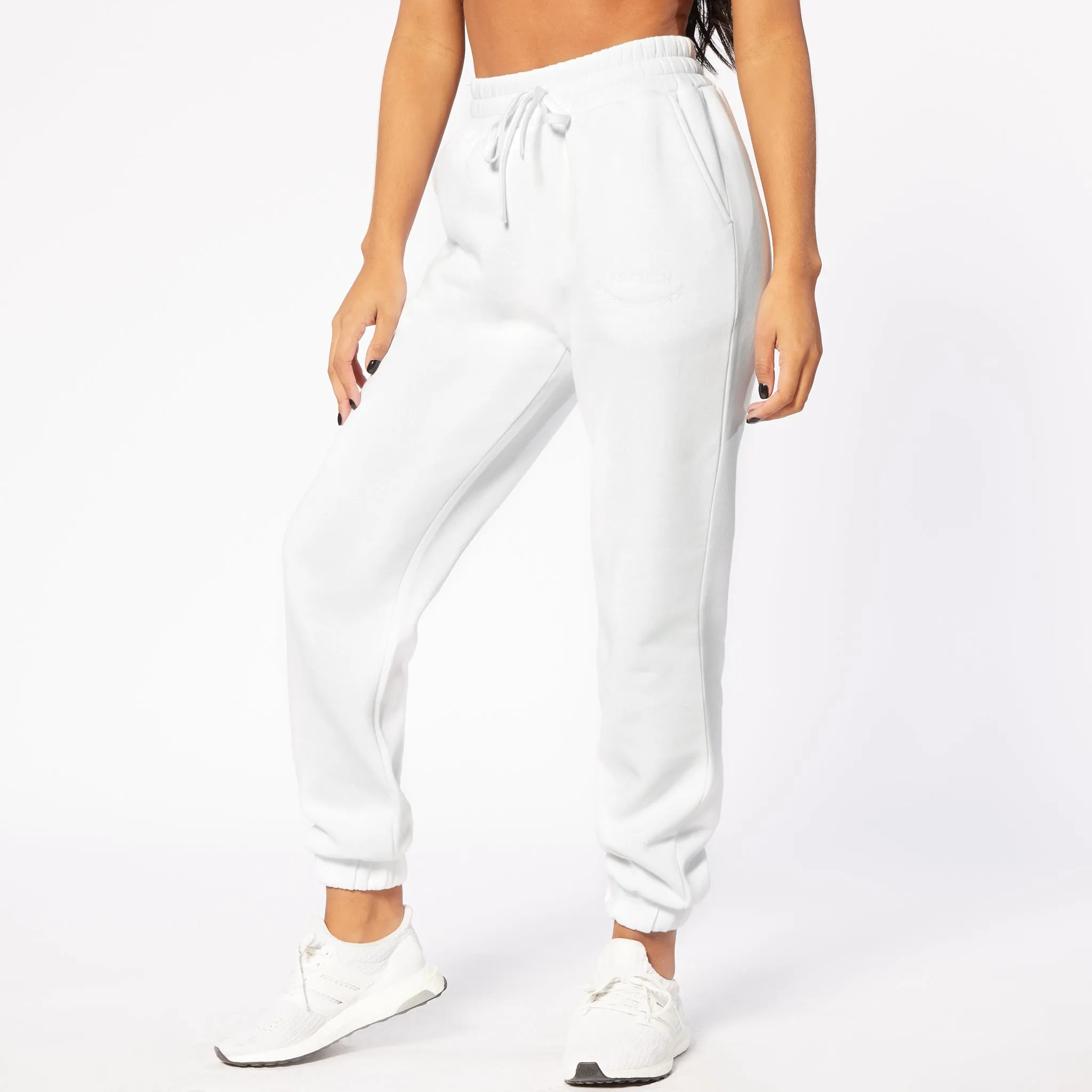 Vanquish Oversized White Sweatpants