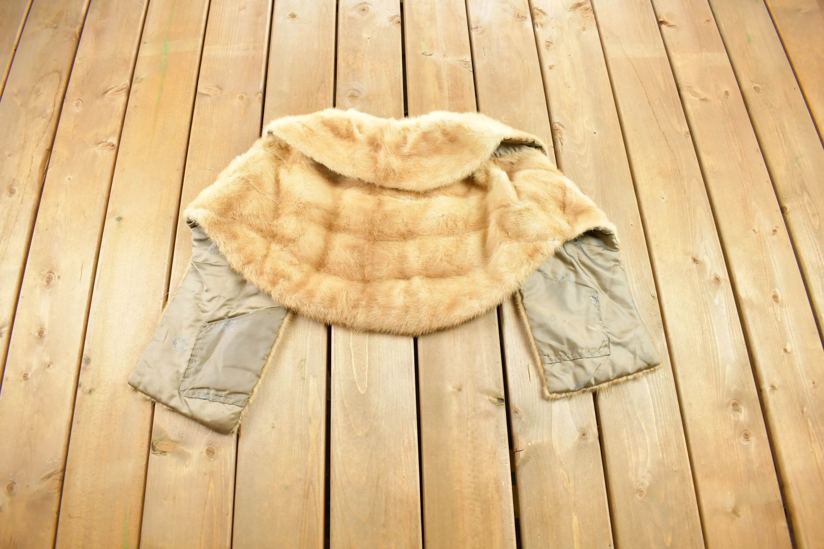 Vintage 1960s Mink Fur Stole / Fur Pelt / True Vintage / Fur Accessory / Winterwear