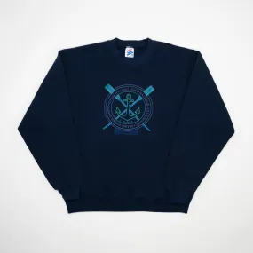 Vintage '94 Navy Anchor Michigan Crewneck (M)